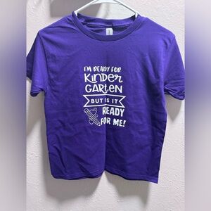 One of a kind ! Purple Kids T-Shirt Kindergarten Design